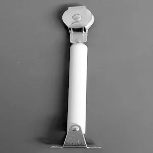 Corded tensioner for corded bay window curtain track