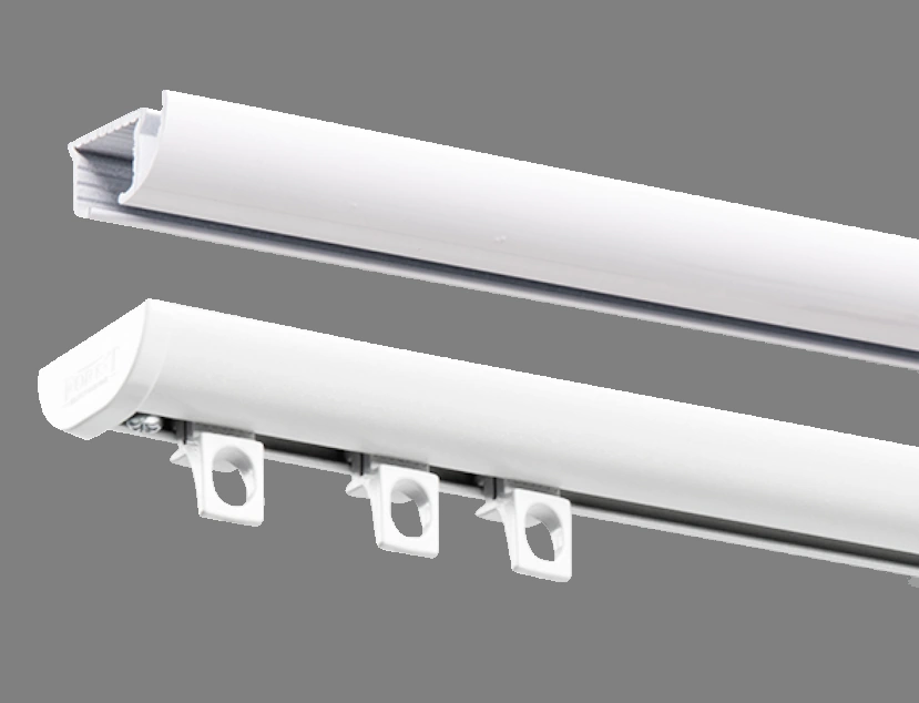 Modern Double Bay Window Curtain Tracks 2 Modern Double Bay window Curtain Tracks