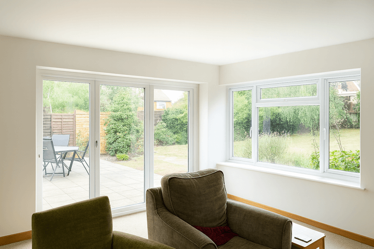 How to Fit Double Curtain Tracks to a Ceiling