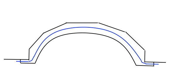 Curved Bay Window Curtain Track Returns Sill Length 4 Curved Bay Window with Returns Sill Length Track Position