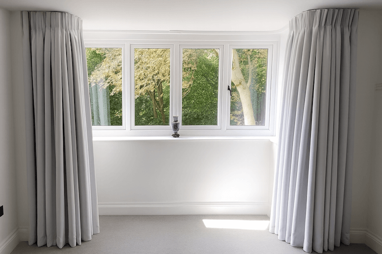 Right way to Fit a Track in a Square Bay Window