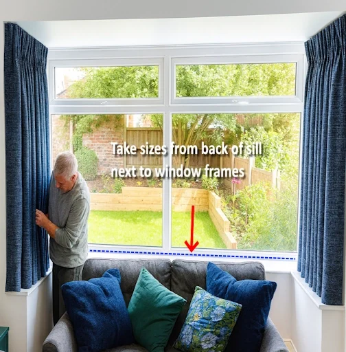 measure for sill length curtains e1766582626431