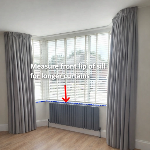 Should curtains sit inside or outside a bay window
