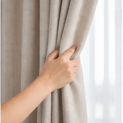 Hand Drawn Curtains