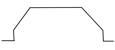 5 sided bay with returns template