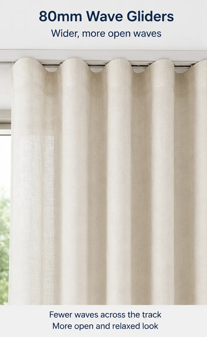 Custom made bay window curtain track pre-bent