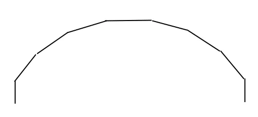 curved 9 sided (7 windows)bay in bay only template