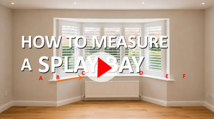 How to measure a splay bay window with returns