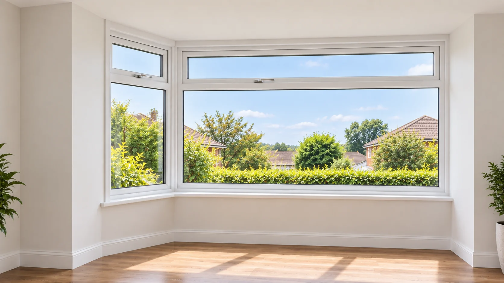 Hanging Curtains in Bay Windows 24 Left-hand splay bay window with extra bend