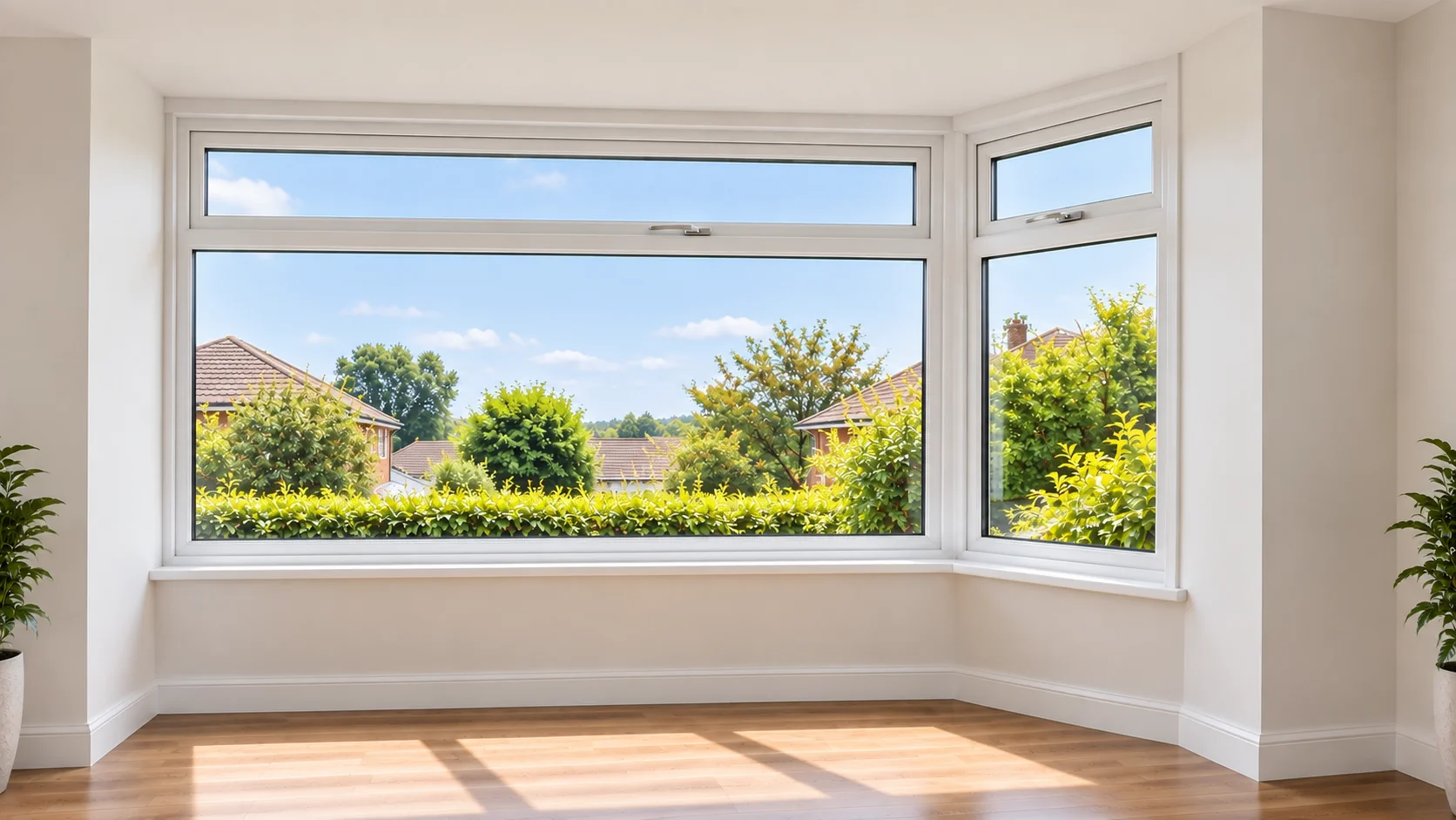 Hanging Curtains in Bay Windows 30 Right-hand splay bay window with extra bend