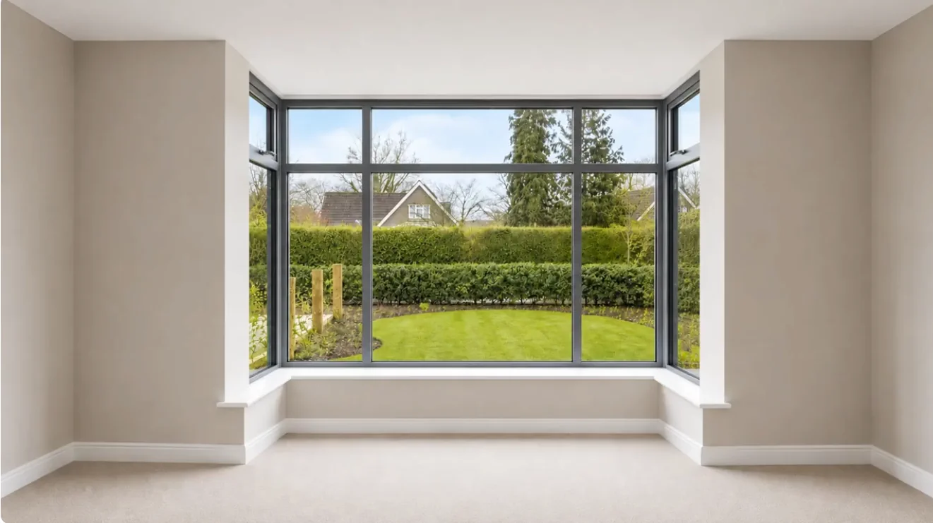 Hanging Curtains in Bay Windows 5 Square bay window with returns